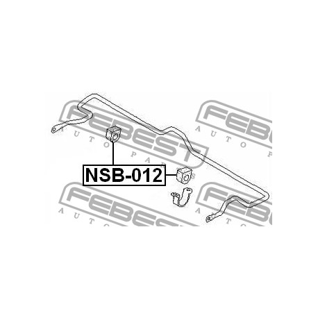 54612-60Y00 Nissan тампон стабилизираща щанга