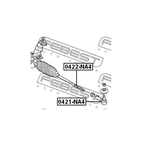 MN103259 Honda Mitsubishi накрайник вътрешен
