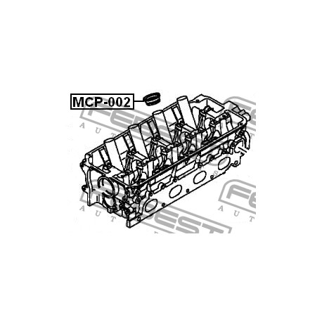 MD339118 Mitsubishi гарнитура капак клапани/свещи