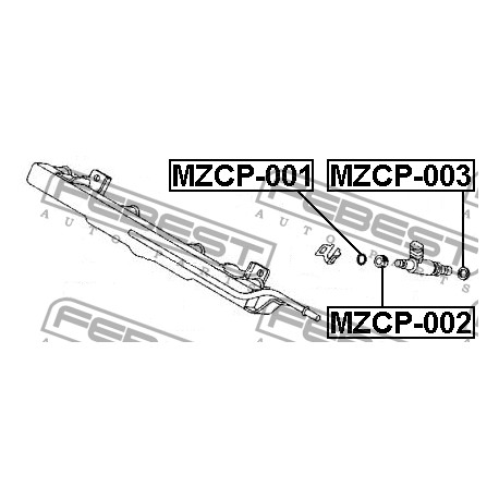 8574-13-252 Mazda гарнитура дюза