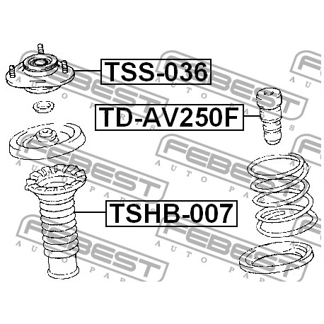 48331-02050 Toyota тампон амортисьор ударен