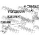 48725-32250 Toyota тампон заден мост