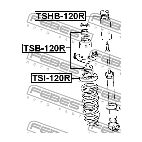 48750-47010 Toyota тампон амортисьор комплект