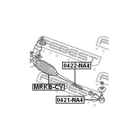 4410A328 Mazda Mitsubishi маншон кормилна рейка