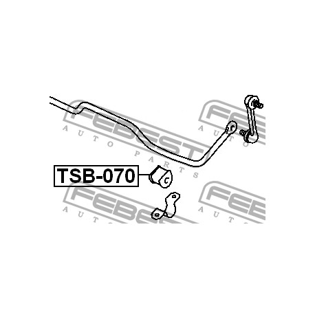 48818-12160 Toyota тампон стабилизираща щанга Ф15