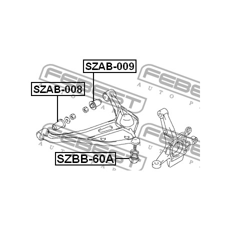 45261-65D01 Suzuki тампон носач