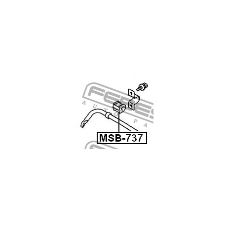 MR554028 Mitsubishi тампон стабилизираща щанга