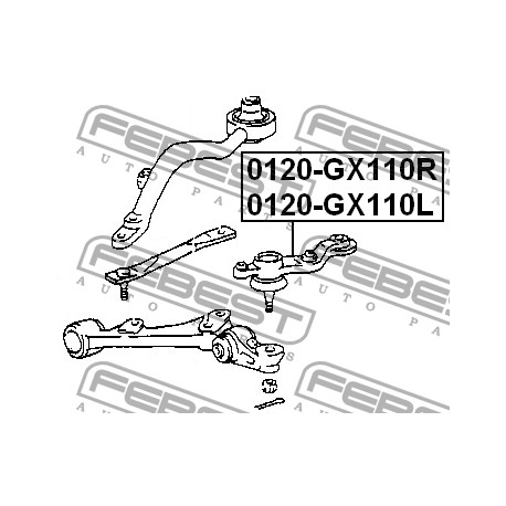 43330-59135 Lexus Toyota шарнир десен