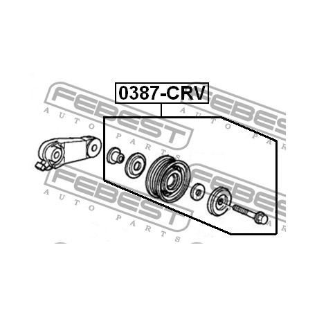 38950-P3F-305 Honda ролка паразитна
