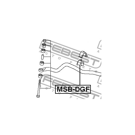 MR554269 Mitsubishi тампон стабилизираща щанга