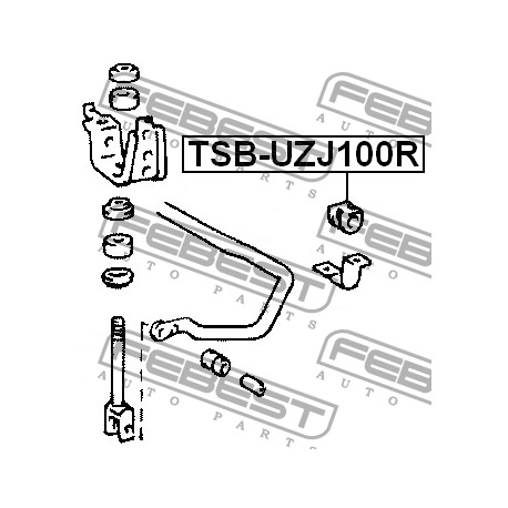 48815-60140 Toyota тампон стабилизираща щанга