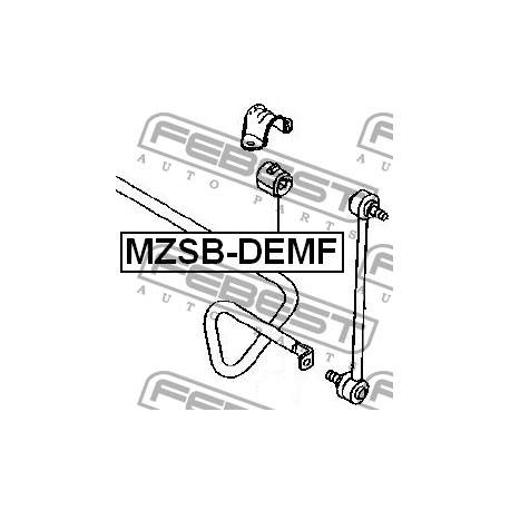D350-34-156D Ford Mazda тампон стабилизираща щанга