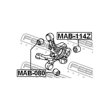 4110A033 Chrysler Dodge Mitsubishi тампон носач хидравличен