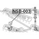 56243-30R10 Infiniti Nissan тампон стабилизираща щанга