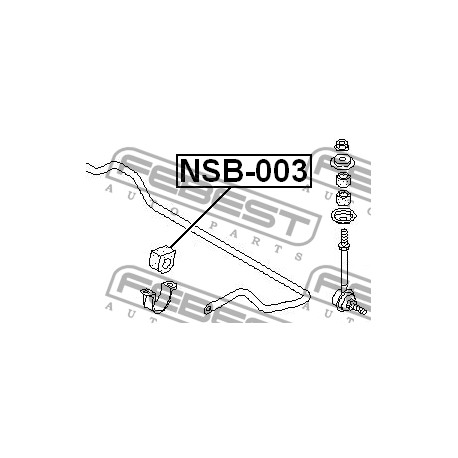 56243-30R10 Infiniti Nissan тампон стабилизираща щанга