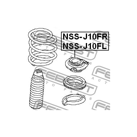 54321-JD00B Nissan Renault тампон макферсон