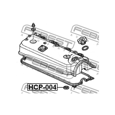 12342-PJ7-000 Honda гарнитура капак клапани/свещи
