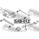 20254-SA000 Subaru тампон надлъжен носач