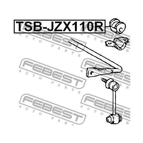 48818-30150 Lexus Toyota тампон стабилизираща щанга