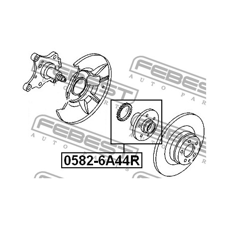 G14V-26-15X Mazda главина задна комплект