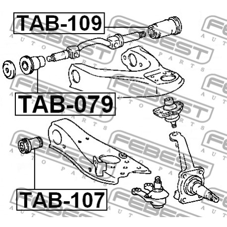 48061-27010 Toyota тампон носач