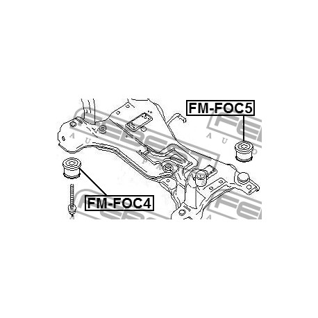 1327662 Ford Mazda тампон двигател ляв