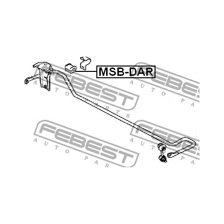 MR911378 Mitsubishi тампон стабилизираща щанга