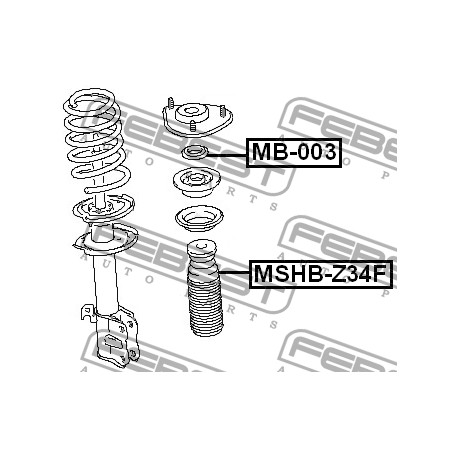 MR961796 Mitsubishi лагер макферсон
