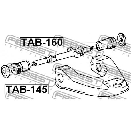 48632-35050 Toyota тампон носач