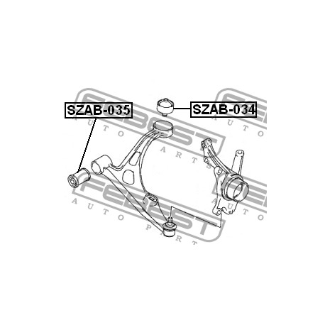 45500-50810 Suzuki тампон носач