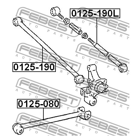48780-20080 Toyota щанга задна надлъжна