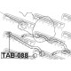 48706-60030 Lexus Toyota тампон напречен носач