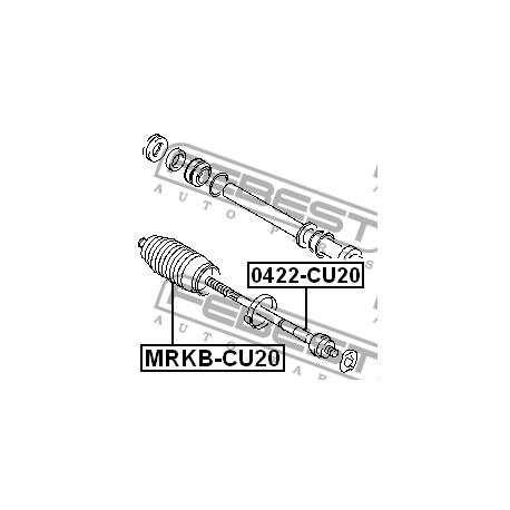 MR403100 Chrysler Mitsubishi накрайник вътрешен