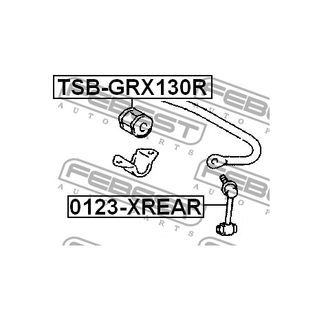 48818-30210 Lexus тампон стабилизираща щанга