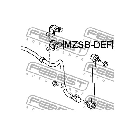 DF71-34-156 Mazda тампон стабилизираща щанга