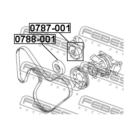 17540-77E10 Suzuki ролка обтяжна
