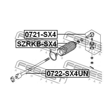 48830-79J00 Suzuki накрайник ляв/десен