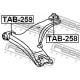 48069-20290 Toyota тампон носач преден