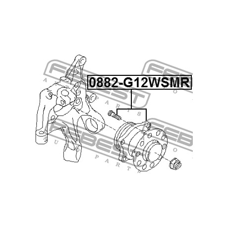 28473-FG010 Subaru главина задна