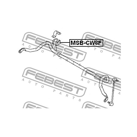 4056A079 Citroen Mitsubishi Peugeot тампон стабилизираща щанга