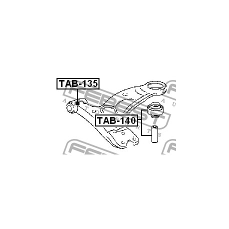 48655-20140 Toyota тампон носач комплект с втулка