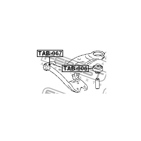 48655-20221 Toyota тампон носач