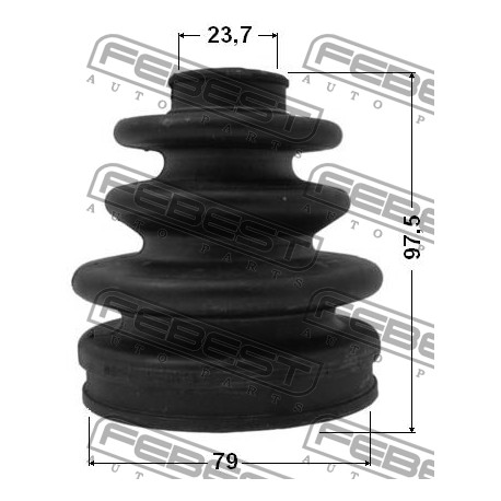 04438-12301 Mitsubishi Toyota маншон полуос комплект