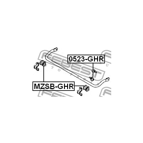 GS1D-28-156 Mazda тампон стабилизираща щанга