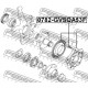 43401-65D10 Suzuki главина предна