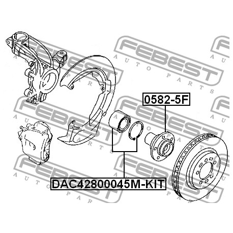 BP4L-33-047A Mazda лагер за главина комплект