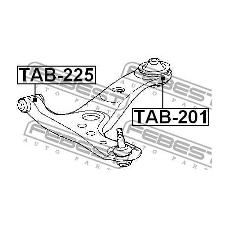 48068-49045 Toyota тампон носач