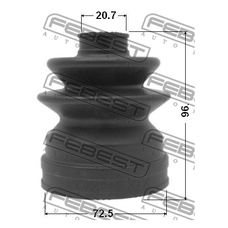 39741-02A92 Mazda Nissan маншон вътрешно каре