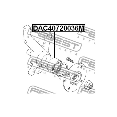 43440-51K00 Opel Suzuki лагер главина комплект