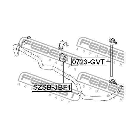 42412-78K00 Suzuki тампон стабилизираща щанга